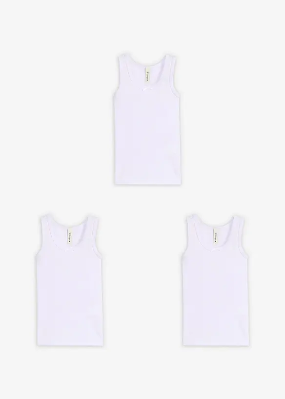 Lot de 3 d&eacute;bardeurs en coton doux, bonprix