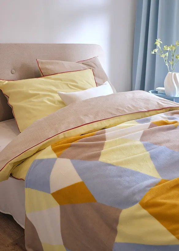 Parure de lit r&eacute;versible en linon, bonprix