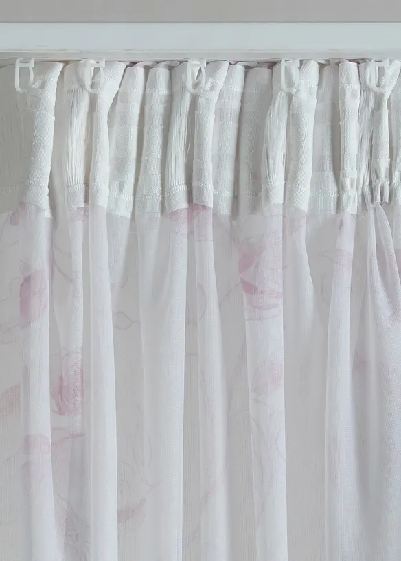 Rideau &agrave; imprim&eacute; floral (1 pce), bonprix