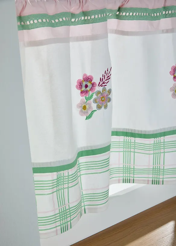 Brise-bise brod&eacute; en coton, bonprix