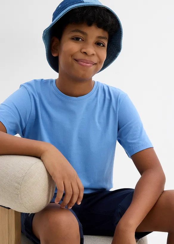 Lot de 3 T-shirts coton, bonprix