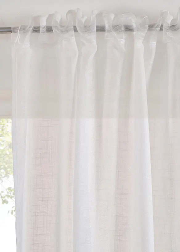 Voilage textur&eacute; (1 pce), bonprix