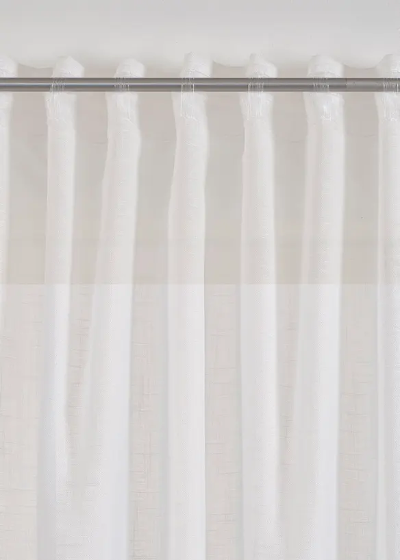 Voilage textur&eacute; (1 pce), bonprix