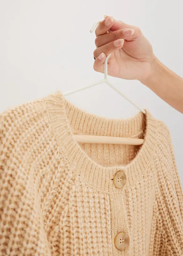 Gilet en maille oversize, bonprix