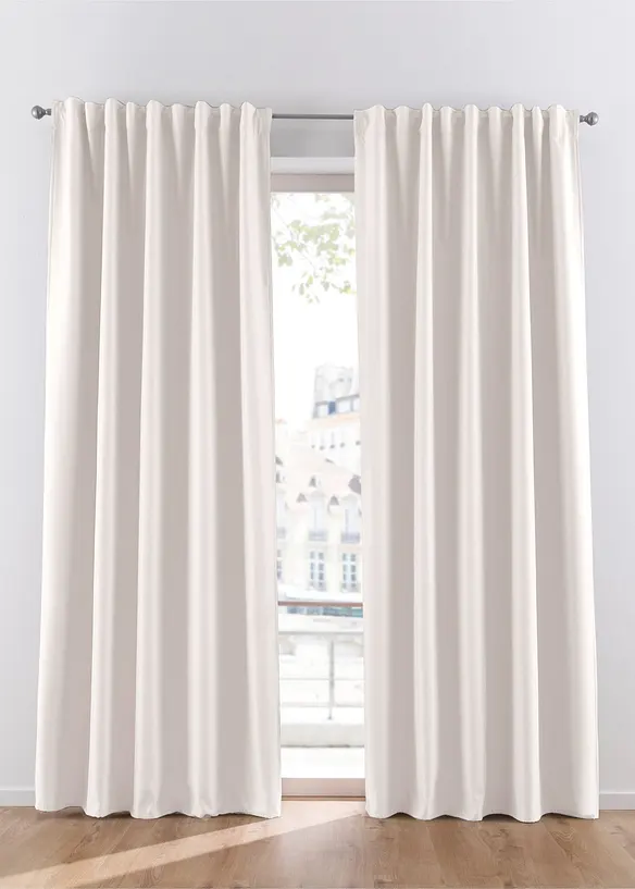 Rideau isolant avec envers en polaire douce, aussi en XXL (1 pce), bonprix