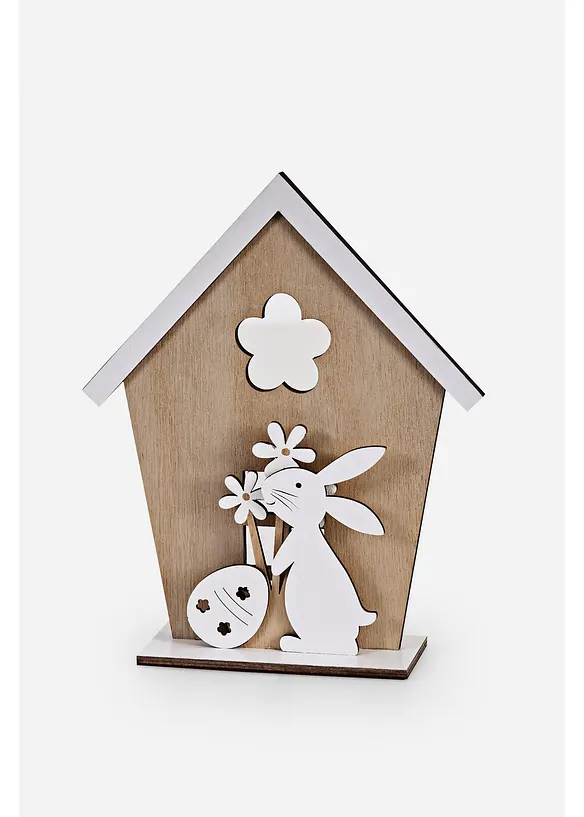 Lapin de P&acirc;ques d&eacute;co avec maison, bonprix