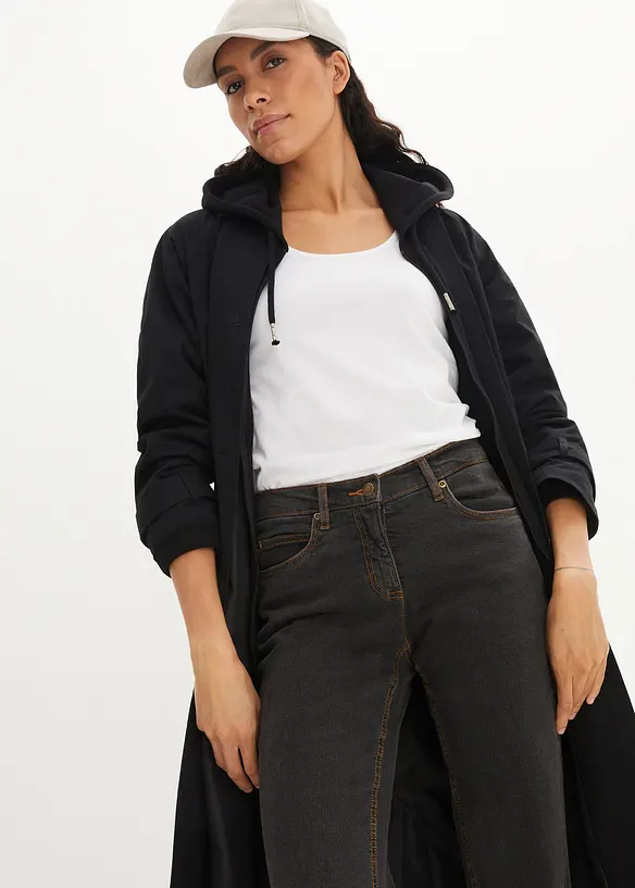 Jean bootcut taille haute, extensible, bonprix