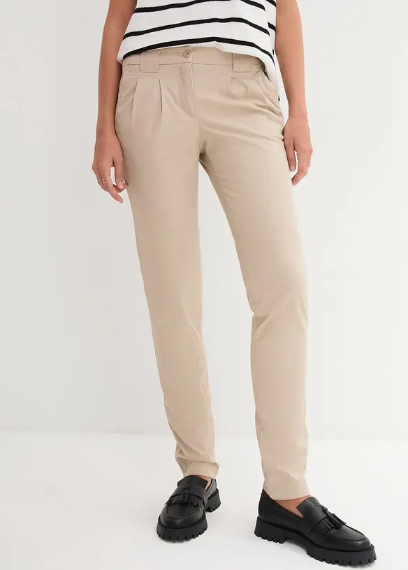 Pantalon chino extensible, bonprix