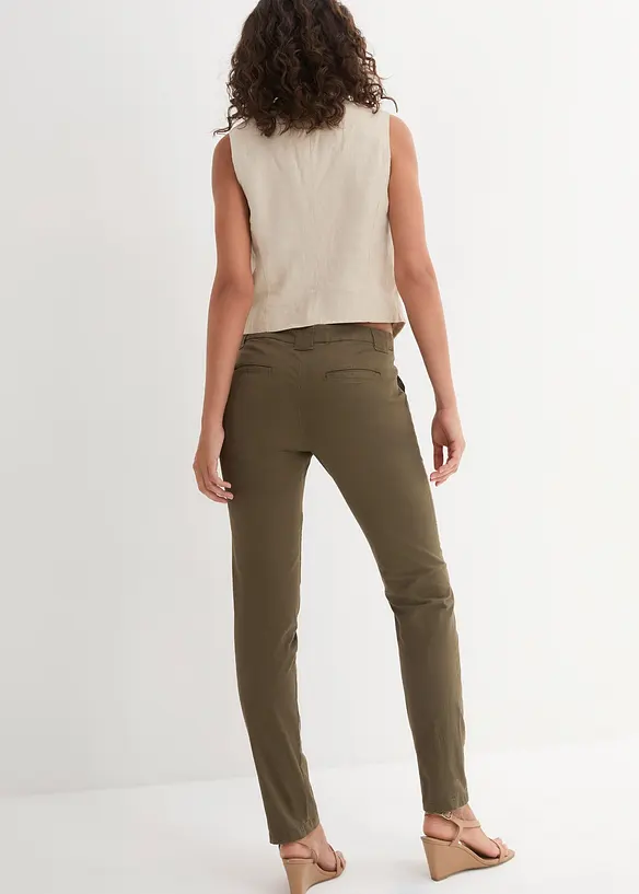Pantalon chino extensible, bonprix