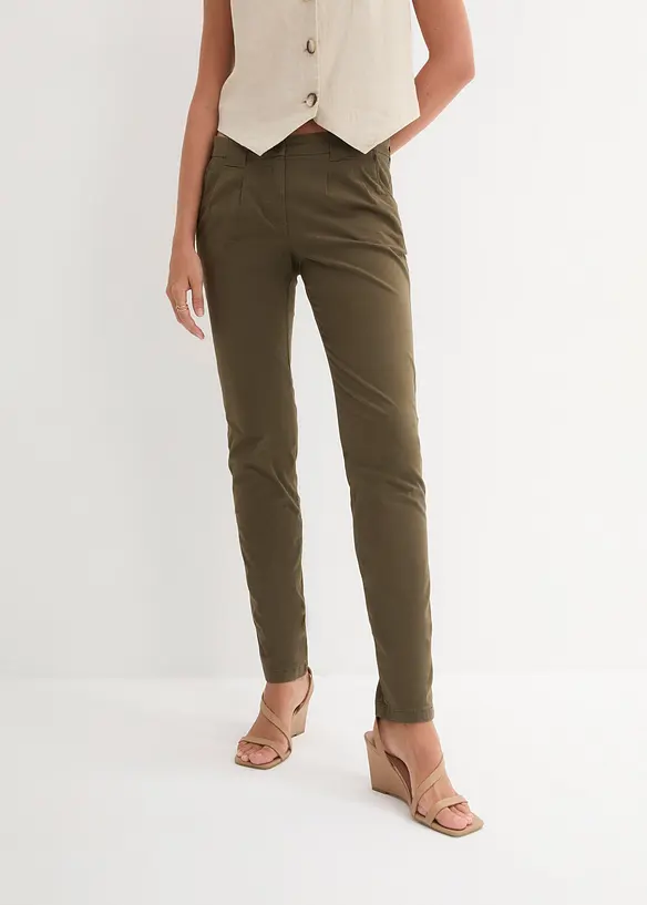 Pantalon chino extensible, bonprix