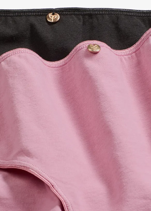 Lot de 4 maxi slips avec dentelle, bonprix