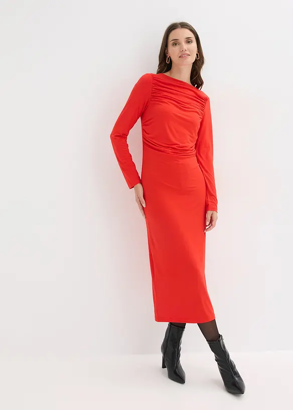 Robe midi en jersey, bonprix