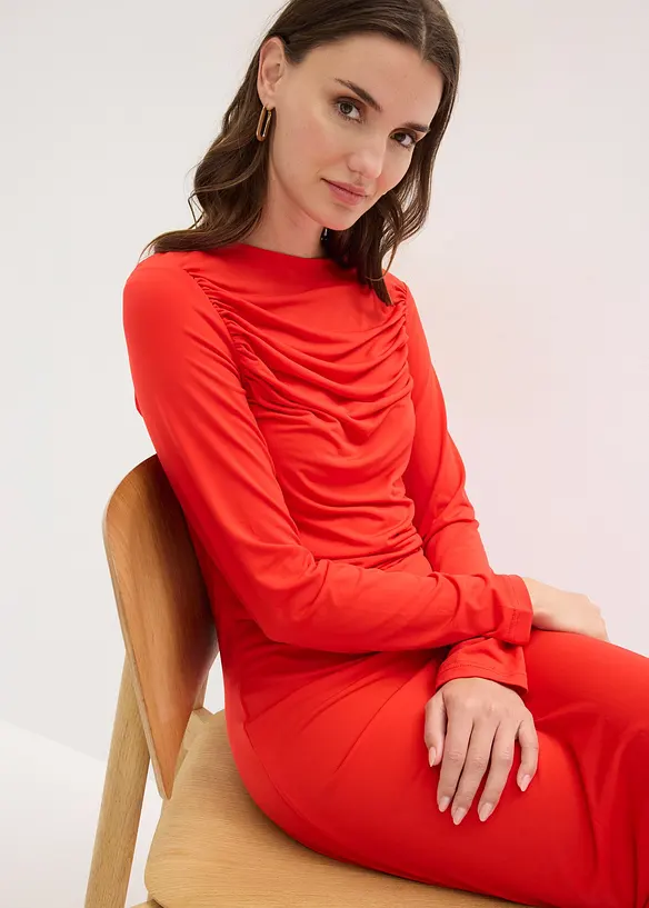 Robe midi en jersey, bonprix