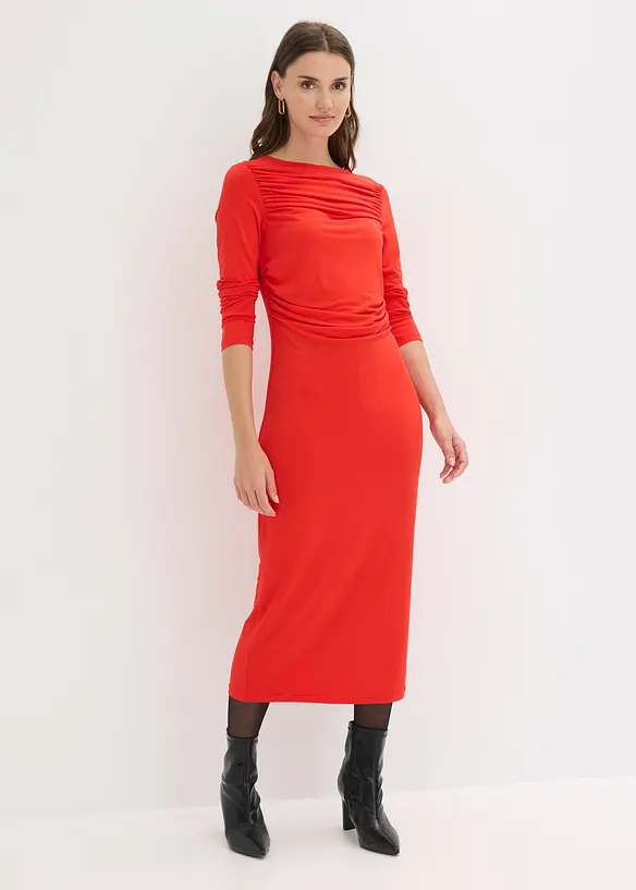 Robe midi en jersey, bonprix