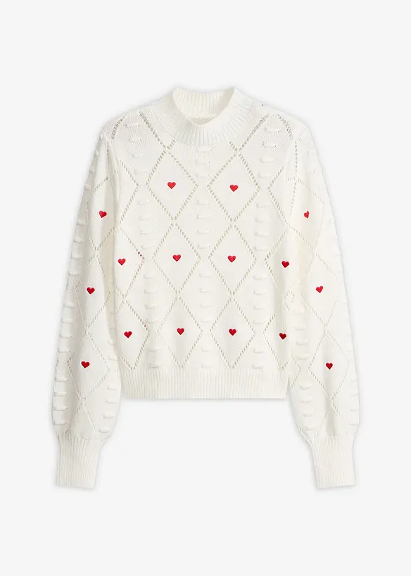 Pull ajour&eacute;, bonprix