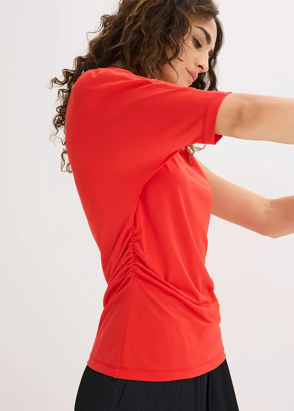 T-shirt &agrave; encolure asym&eacute;trique, bonprix