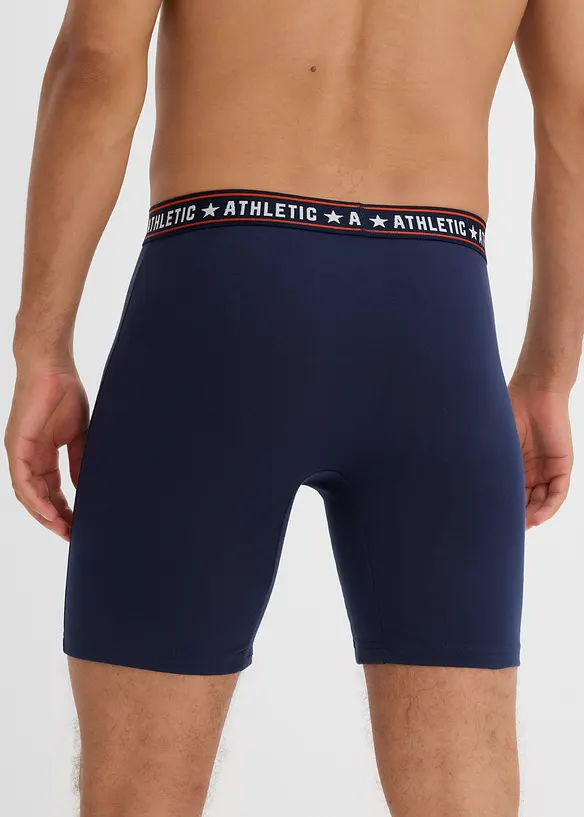 Lot de 2 boxers midi coton, bonprix