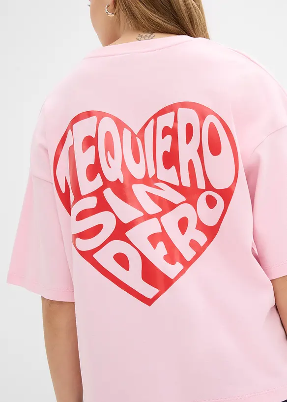 T-shirt boxy en coton &eacute;pais, bonprix