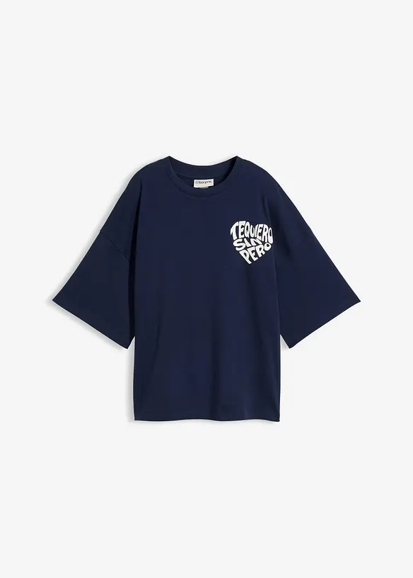 T-shirt boxy en coton &eacute;pais, bonprix