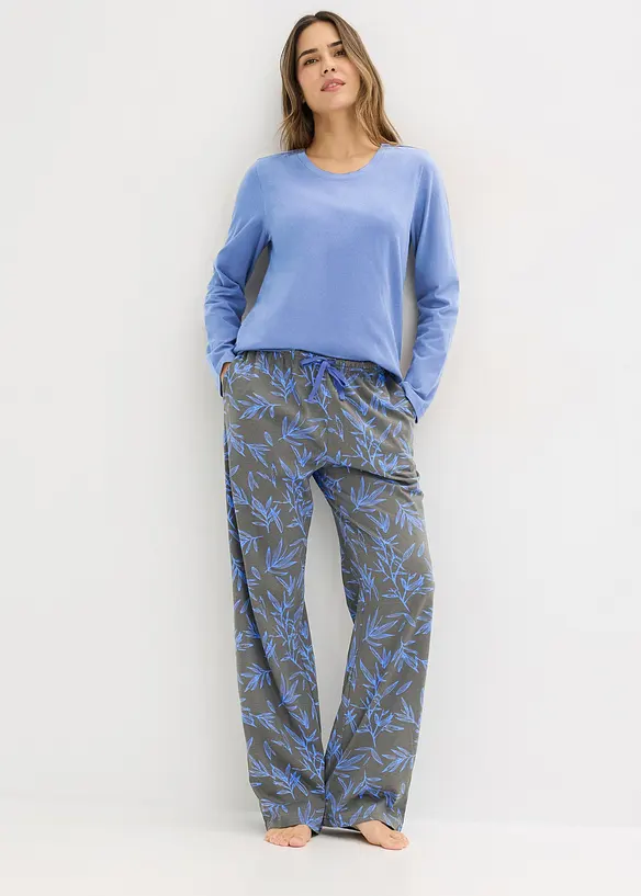 Pyjama 100% coton (2 bas et 1 haut), bonprix