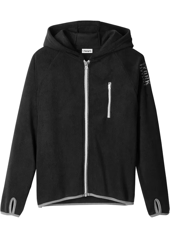 Gilet polaire &agrave; d&eacute;tails contrastants, bonprix