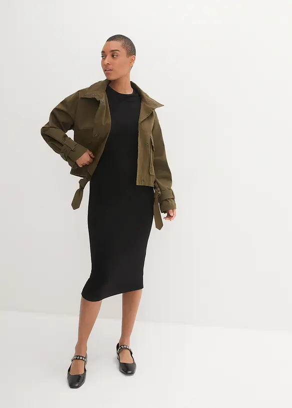 Robe en jersey &agrave; manches 3/4, bonprix