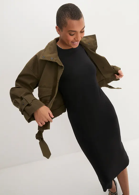 Robe en jersey &agrave; manches 3/4, bonprix