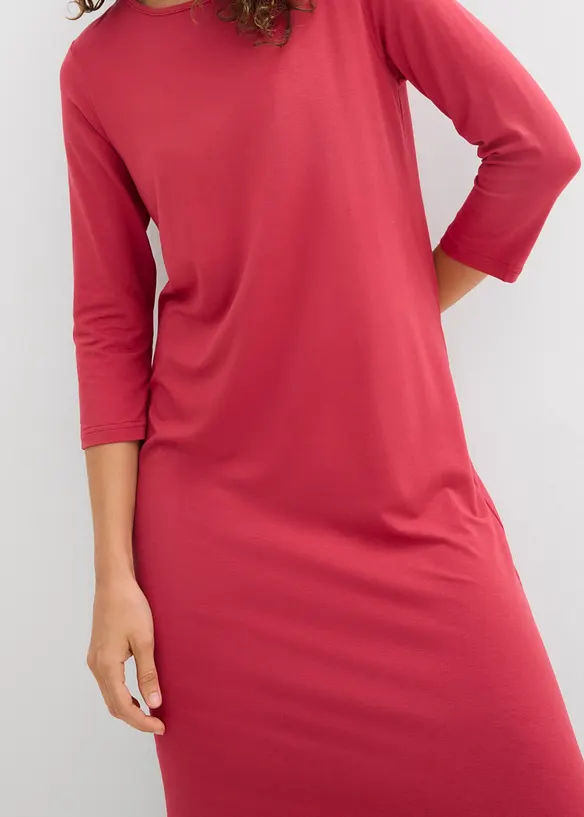 Robe en jersey &agrave; manches 3/4, bonprix