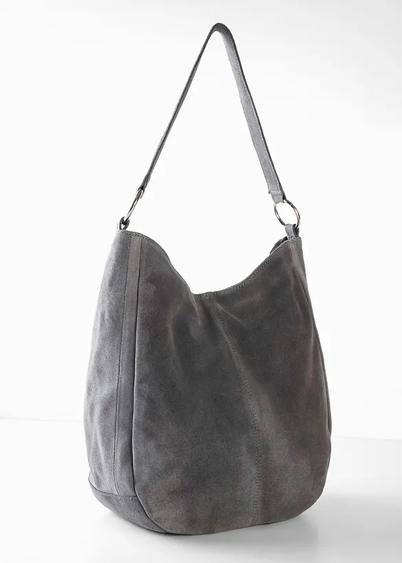 Sac en cuir velours avec sangle d&eacute;corative, bonprix