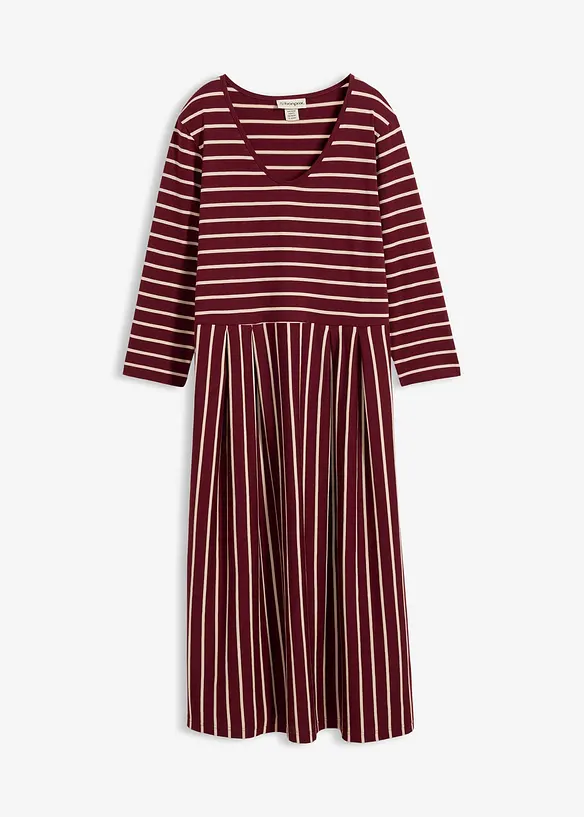 Robe midi en jersey coton, bonprix