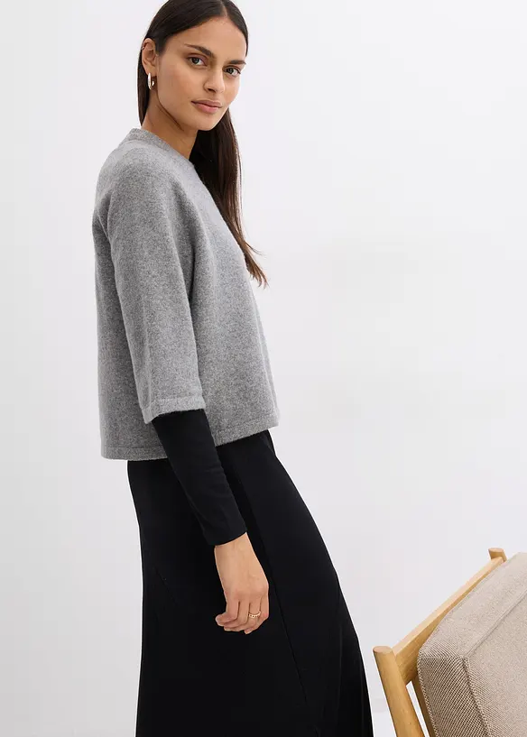 T-shirt oversize en maille, bonprix