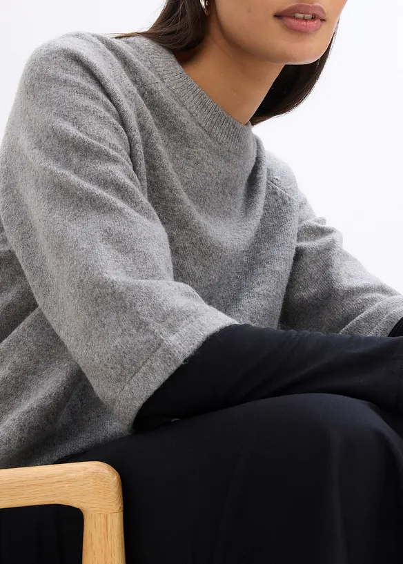 T-shirt oversize en maille, bonprix