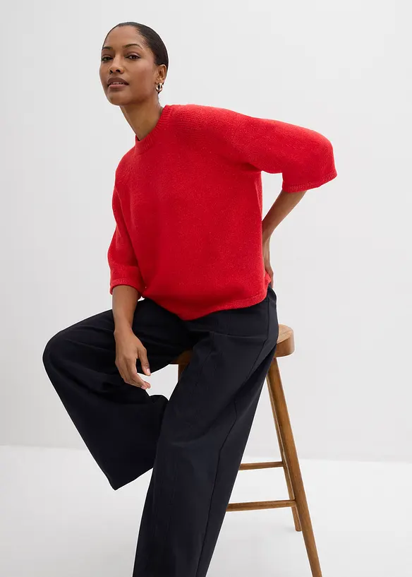 T-shirt oversize en maille, bonprix