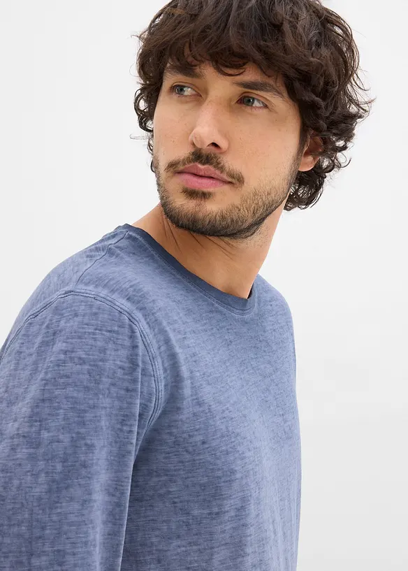 Lot de 2 T-shirts manches longues, bonprix