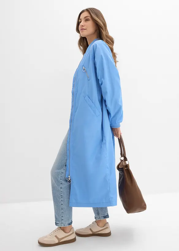 Manteau l&eacute;ger avec col en bord-c&ocirc;tes, bonprix