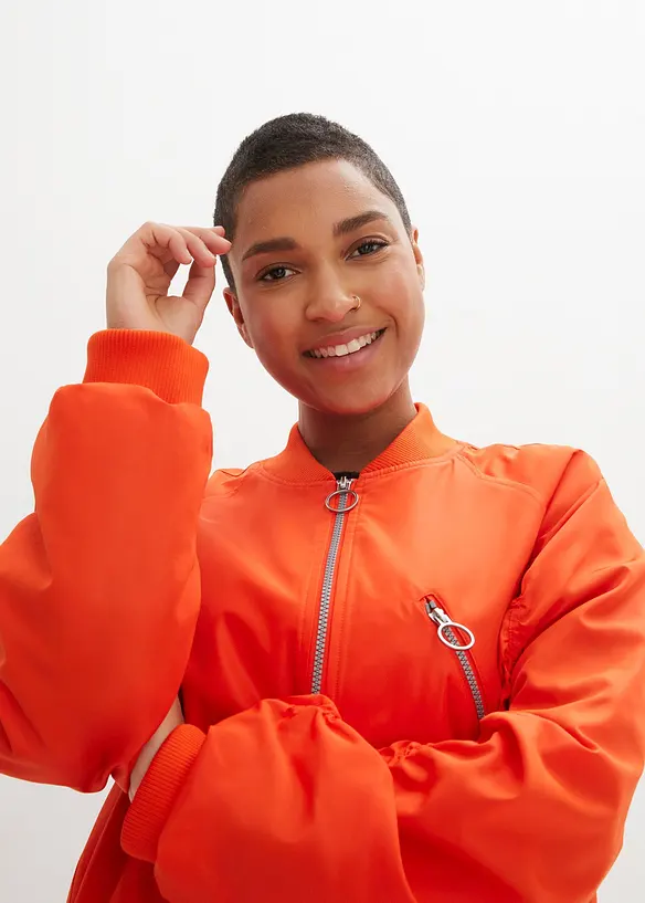 Manteau l&eacute;ger avec col en bord-c&ocirc;tes, bonprix