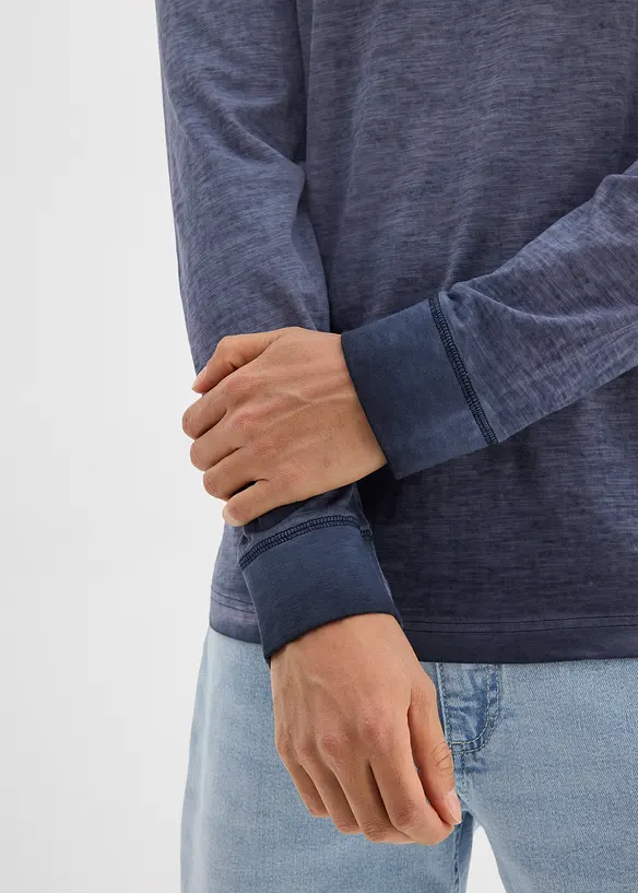 Lot de 2 T-shirts manches longues, bonprix