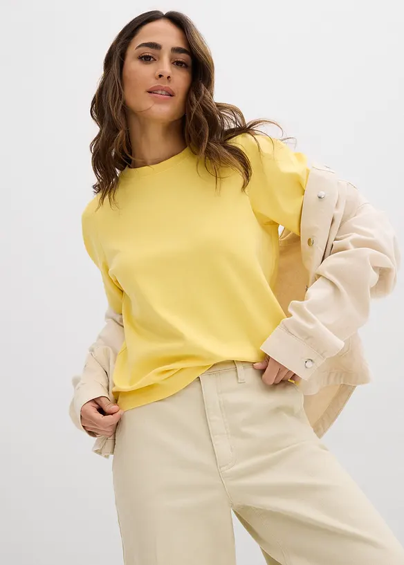 Sweat 100% coton, bonprix