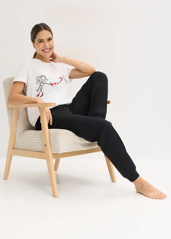 Pyjama en coton doux, bonprix