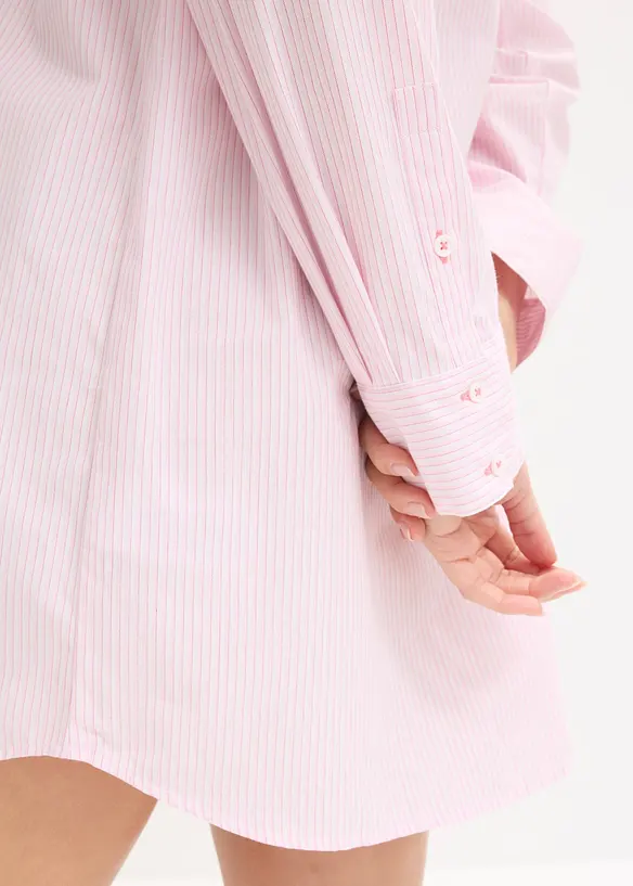 Chemise de nuit oversize tiss&eacute;e 100% coton, bonprix