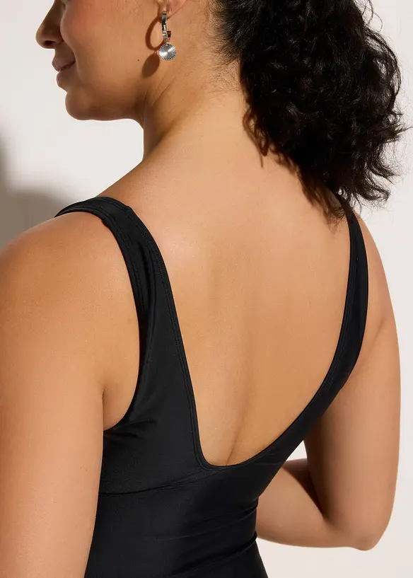 Maillot sculptantavec empi&egrave;cement imprim&eacute;s, maintien mod&eacute;r&eacute;, bonprix