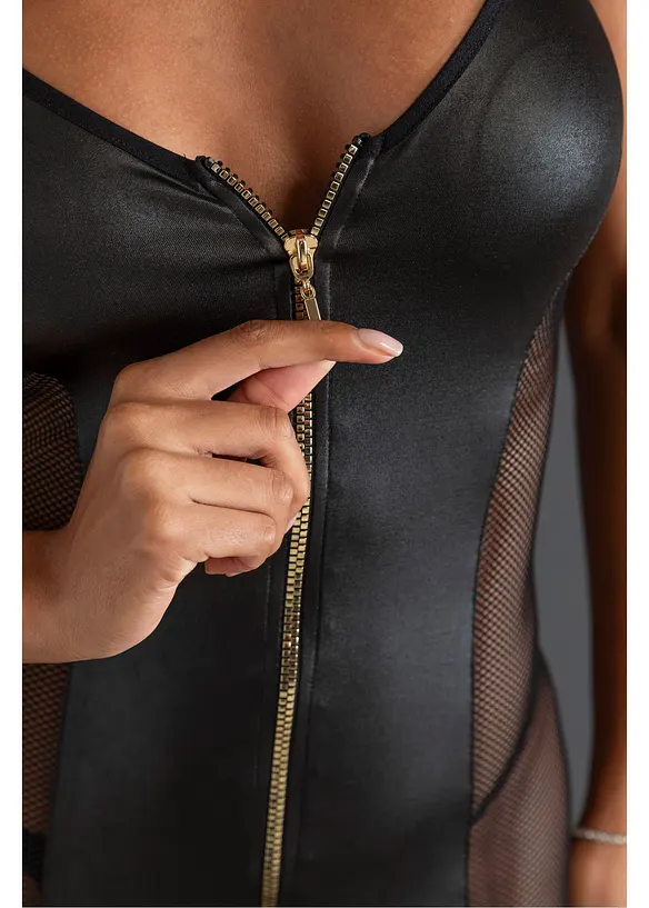Gu&ecirc;pi&egrave;re sexy avec zip, bonprix