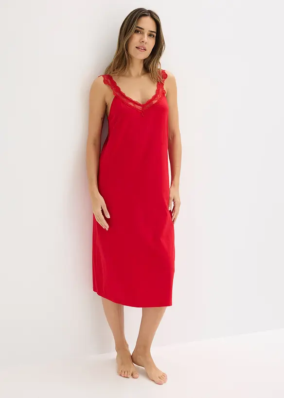 Chemise de nuit &agrave; dentelle, bonprix