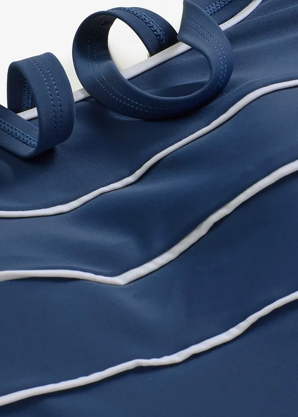 Tankini long &agrave; coutures d&eacute;coratives (ens. 2&nbsp;pces), bonprix