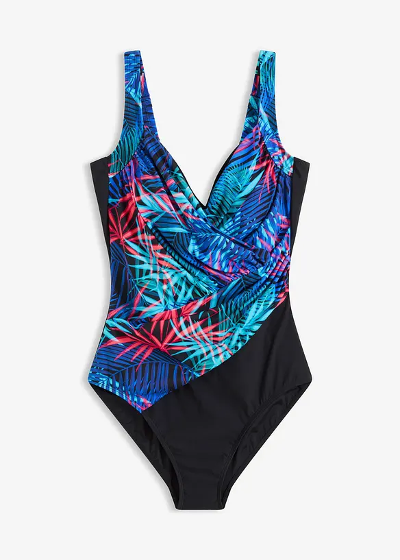 Maillot 1&nbsp;pi&egrave;ce sculptant crois&eacute;, maintien l&eacute;ger, bonprix