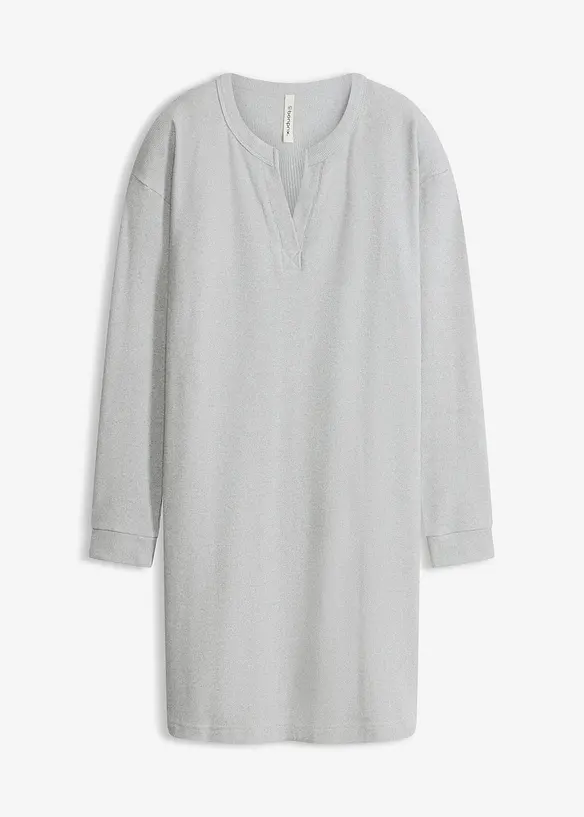 Robe d&rsquo;int&eacute;rieur en douce maille c&ocirc;tel&eacute;e, bonprix