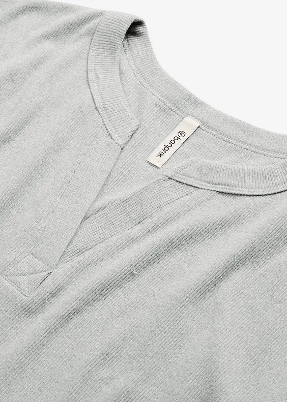 Robe d&rsquo;int&eacute;rieur en douce maille c&ocirc;tel&eacute;e, bonprix