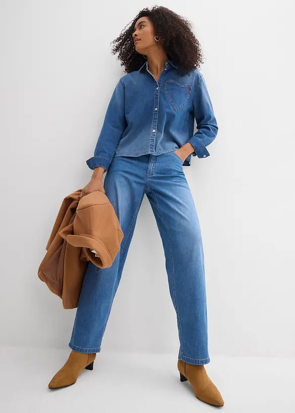 Chemise en jean, bonprix