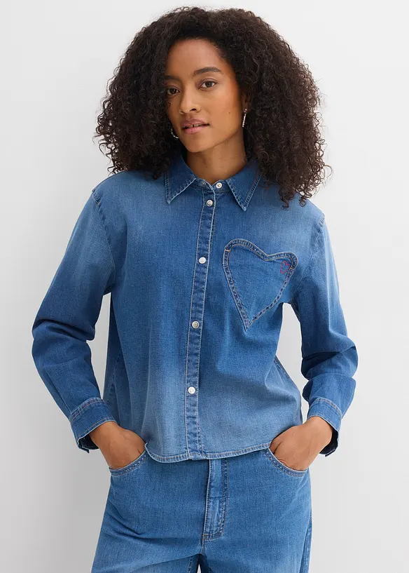 Chemise en jean, bonprix
