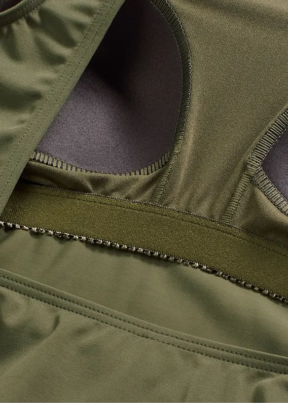 Maillot 1 pi&egrave;ce &agrave; dos &eacute;chancr&eacute;, bonprix